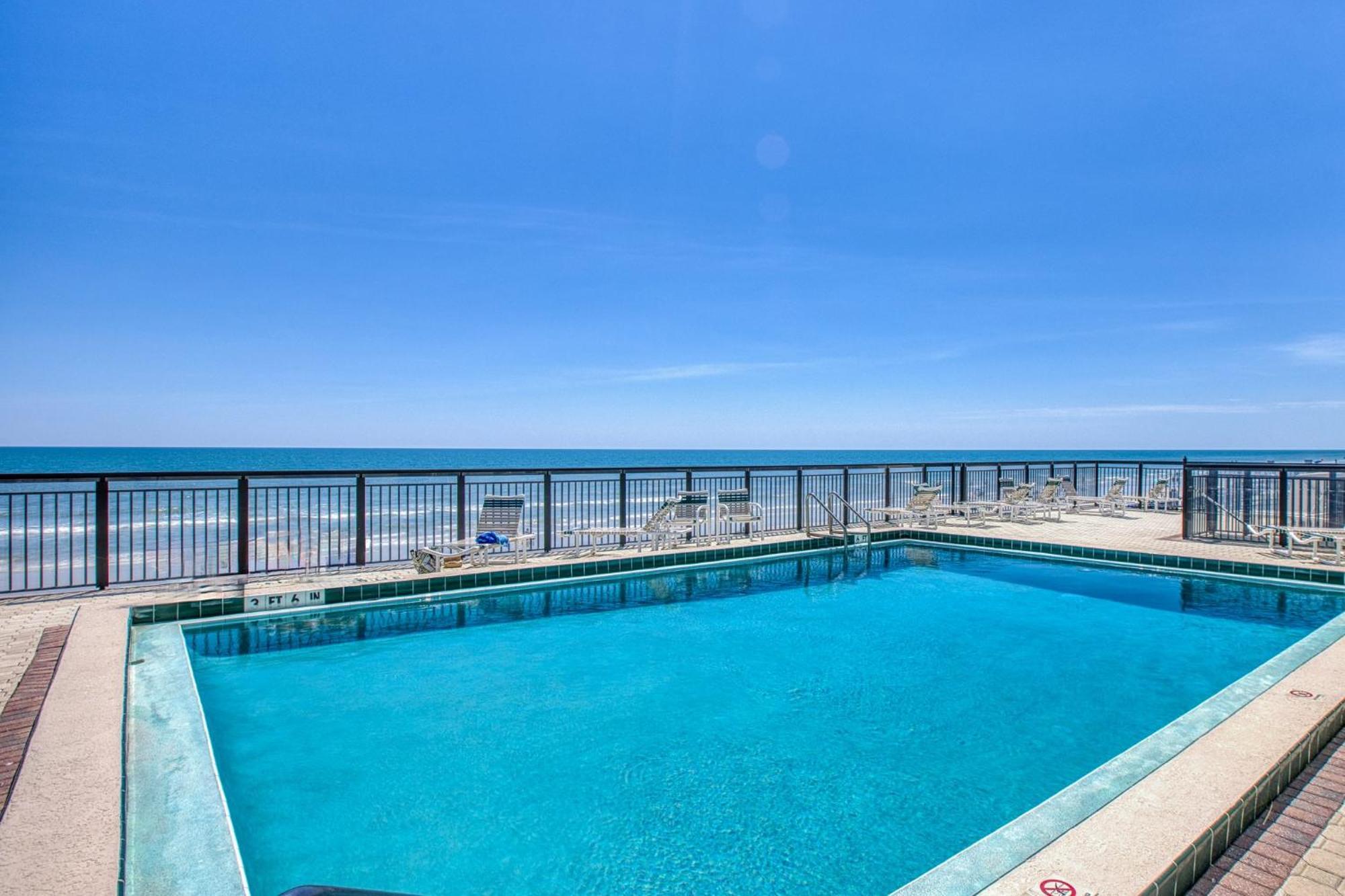 Ocean View With A Beachfront Pool At Ocean Trillium Condo ~ 602 뉴스머나비치 외부 사진